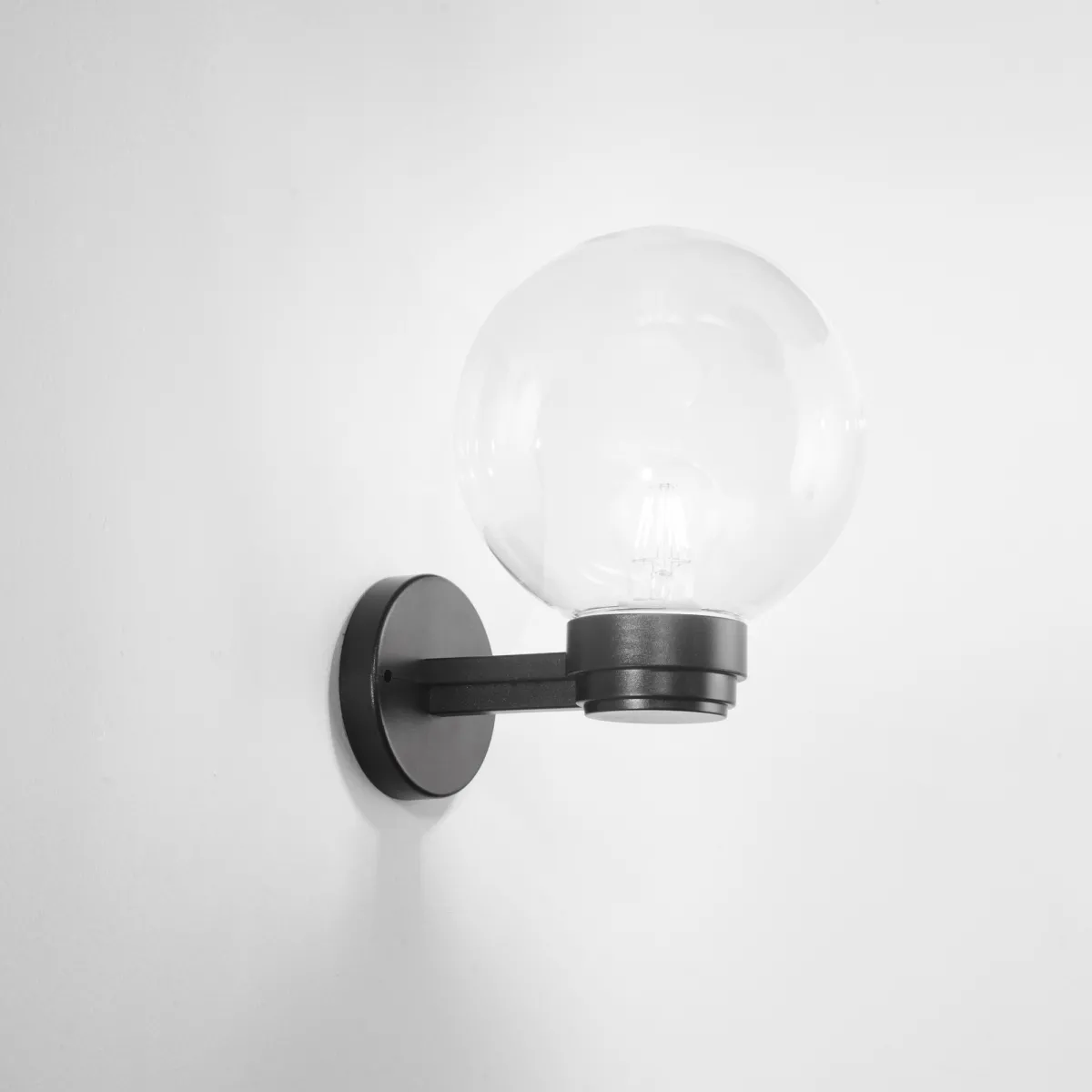 APPLIQUE POLLY TRASPARENTE 1XE27 IP44 20X24CM